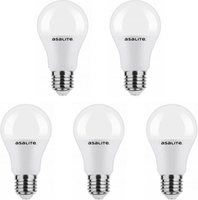 Asalite - LED Lamp A60 - E27 Fitting - 15W - 1620 Lumen - 4000K Neutraal Wit Licht - 5 Stuks