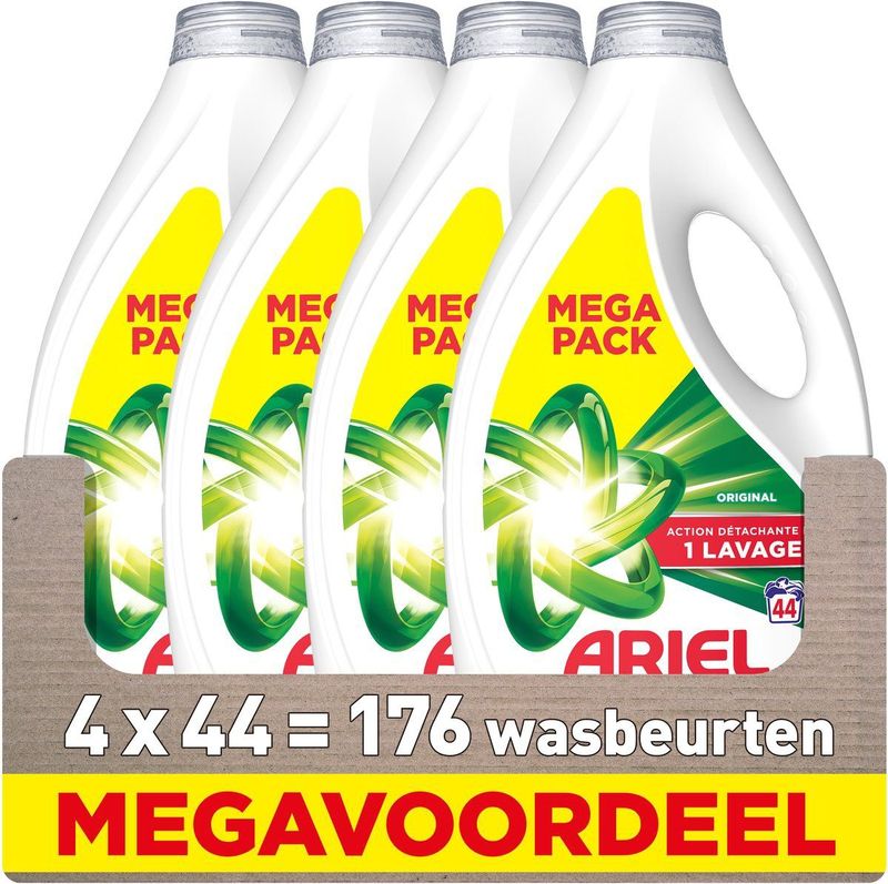 Ariel - Original - Vloeibaar Wasmiddel - Vlekverwijdering in 1 Wasbeurt - 1,5L