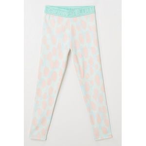 Stella McCartney Kids Legging met logoband en panterprint - Maat 164