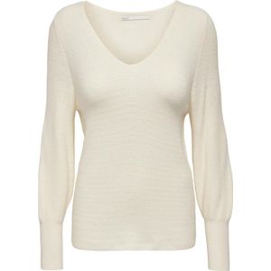 ONLY Ribgebreide Trui ONLATIA Beige