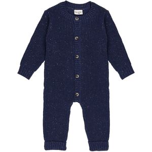 Frogs and Dogs - Sprinkle gebreide onesie | Patriotblauw - Katoen - Maat 50/56