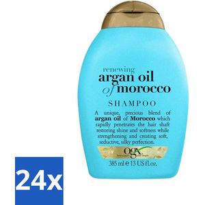 OGX - Renewing Moroccan Argan Oil - Shampoo - Voor Vrouwen - 385 ml - Voordeelverpakking - 24 stuks