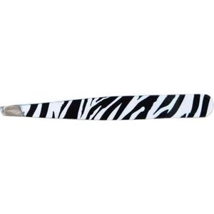 Rojafit Professionele Pincet schuin 9,5 cm- Zebra