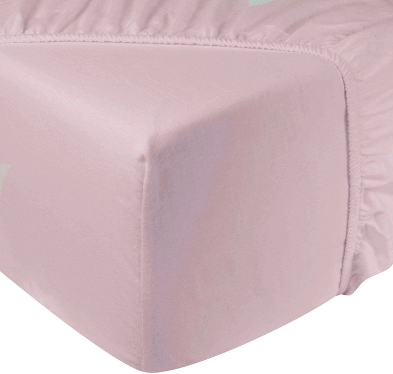 DoubleDry Hoeslaken - Flanel - Licht Roze - 100% Katoen - Rondom Elastiek