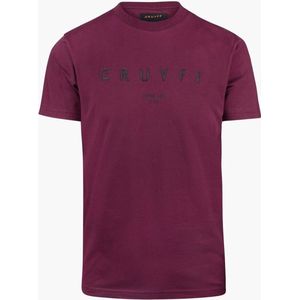 Cruyff Lux SS Tee Bordeaux - XS