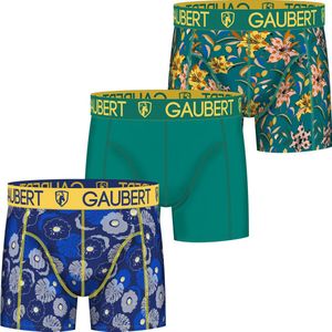 Gaubert 3-pack Heren boxershort katoen - Flower - S
