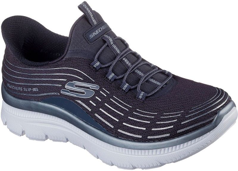 Skechers - Summits Plus - Schoenen Zonder Veters - Blauw - EU 36 - Veganistisch