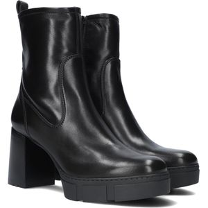 Unisa Kinton Enkellaarsjes - Enkelboots - Dames - Zwart - Maat 40