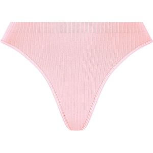 Hunkemöller Dames Lingerie Hoog uitgesneden string Dianne - Roze - maat XS