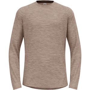 Odlo - Essential T-shirt - Beige - Lange Mouwen - Sportshirt