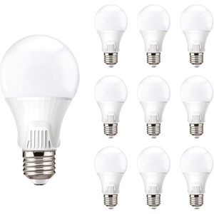 Kobi - Premium LED Lamp - E27 - 9W - 810lm - 6500K Koud Daglicht - 10 stuks