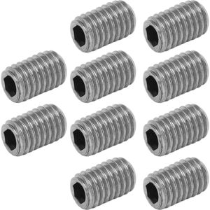 in - 10 Stuks M5 Surfplank Fin Schroeven Set - 304 RVS - Surfplank Staart Sleutel - Grub Schroeven - Fin Vervanging - Grub Schroeven .