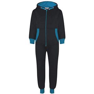 Comfortabele Fleece Hoodie Jumpsuit voor Kinderen 2-13 Jaar