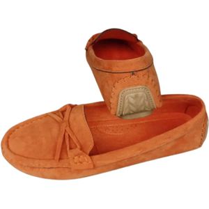 Bovista Loafers Dames - Met Hak - Damesschoenen - Instappers - Oranje - Maat 37.5