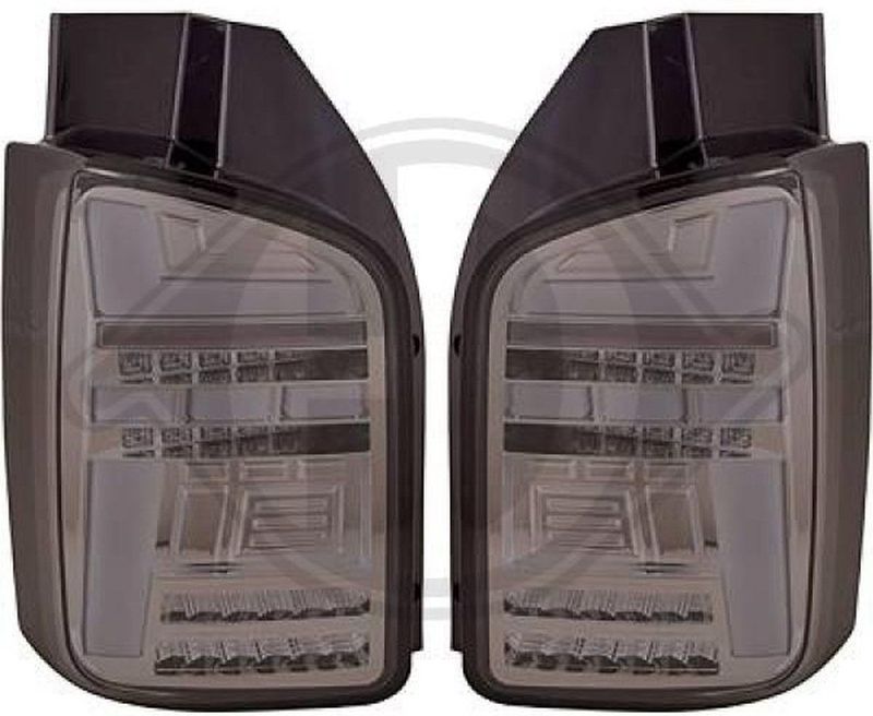 Achterlichtenset - Rookgrijs - Vw Transporter T6 Bestelwagen - Model 2015-04 tot 2023-10-29