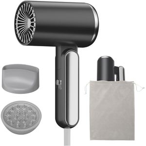 MKSS® Fohn met Diffuser - Haardroger Krullen - Haarfohn - Fohnborstel - Zwart