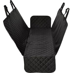 Topmast Luxe Beschermdeken Autostoelen - Beschermhoes - Hondendeken - Achterbankhoes - Nylon - Zwart - 137 x 147 cm