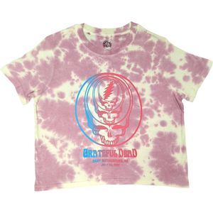 Grateful Dead - Concentric Skulls Crop top - XL - Roze