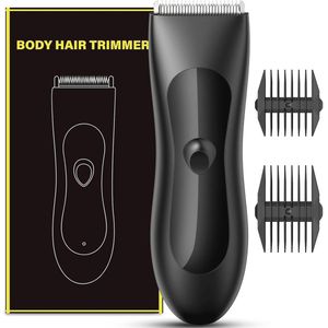 Elektrische Tondeuse voor Mannen, Oplaadbare Scheerapparaat voor Gevoelige Gebieden, Compact en Draagbaar, Hypoallergene Keramische Messen, Waterdicht