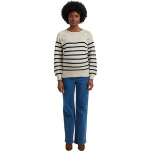 Vertbaudet - Zwangerschaps- en Borstvoedingstrui - Gestreept - Schouderopeningen