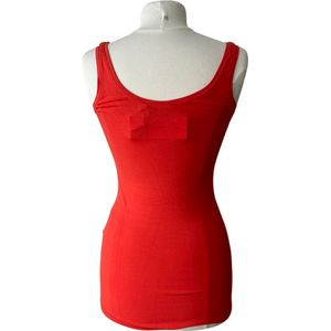 QUEEN MUM Zwangerschapstop Rood Colour: Red, Size : XS