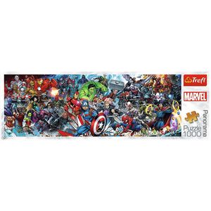 Trefl - Puzzles - ""1000 Panorama"" - Join the Marvel Universe / Disney Marvel The Avengers