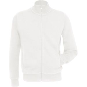 B&C Herenspin Spider Top met volledige rits (Wit)