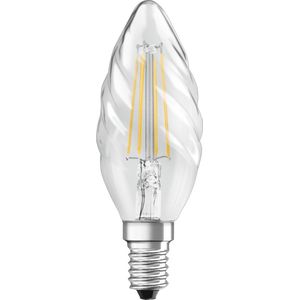 Ledvance Classic LED E14 Kaars Filament Helder 3.4W 470lm - 940 Cool white | Beste Kleurweergave - Dimbaar - Vervangt 40W