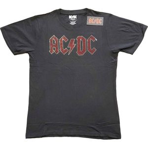AC/DC - Full Colour Logo Heren T-shirt - L - Zwart
