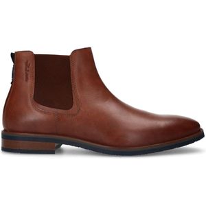 Van Lier - Heren - Cognac leren chelsea boots - Maat 46