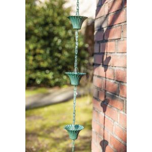 Esschert Design Regenketting 254 Cm Staal Groen