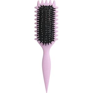 Somstyle Define Styling Curl Brush - Krulborstel - Krullen Kam - Haarborstel - Paars / Roze