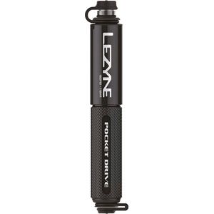 Lezyne Pocket Drive - Handpomp - Fietspomp - Tot 11 bar/16 psi - ABS Flex Hose - Presta en Schrader ventielen - Aluminium - Zwart