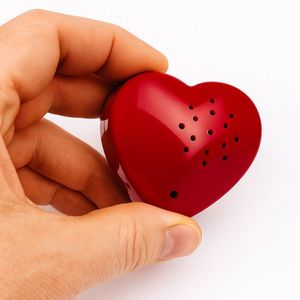 Pratend hartje - Klein - 30 sec. opname - rood
