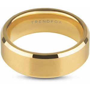 Tungsten Ring Heren Goud Kleurig - Wolfraam Ring - Zeer Zwaar - Ringen - Cadeau voor Man - Mannen Cadeautjes
