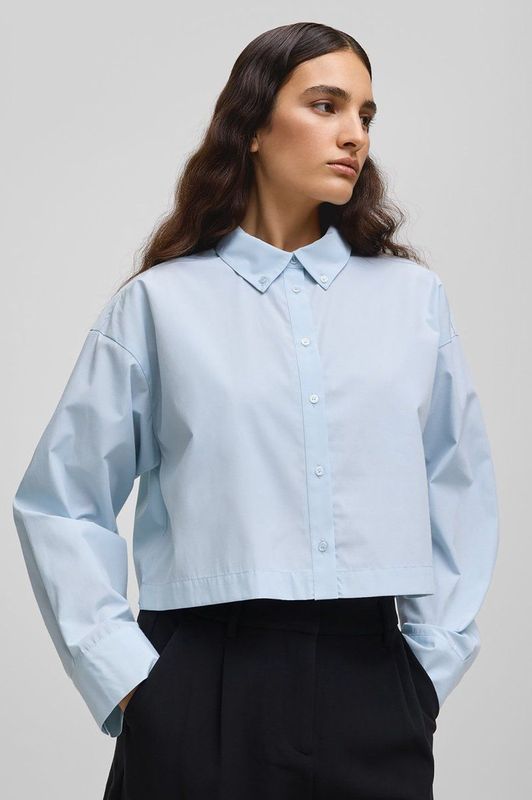 Liene Zenika Shirt - Ice Water - Losse Pasvorm