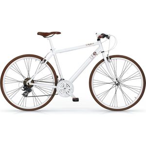 MBM LIFE URBAN STYLE Fixed Gear  H 54 cm 21 Speed 28 Inch White
