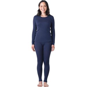 Thermisch Ondergoed Set Dames van Merinowol - Lange Mouwen Onderhemd en Leggings