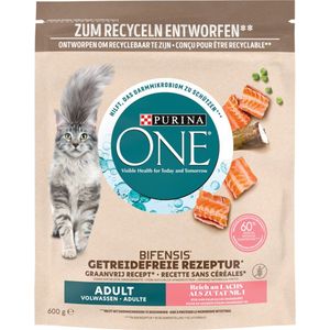 Purina Adult Zalm Graanvrij 600 gr