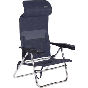Crespo - Strandstoel - Donker Blauw - Aluminium - Compact