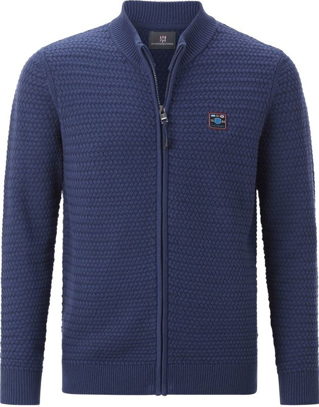 Jan Vanderstorm - BJORNVIK - Vest - Blauw - Herenmode in Grote Maten