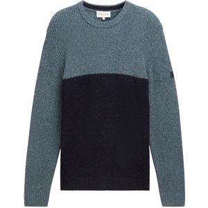 Tom Tailor - Gebreide Trui - Gemêleerde Look - Mannen - Lange Mouwen - Ronde Hals