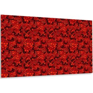 Tulup PVC Wandpaneel - Retro Patroon Vinyl Wandpaneel - 100 cm x 50 cm - Veelkleurig PVC Wandpaneel - 1 stuk - Vinyl Wandpaneel - Abstract Wandbekleding - Wandbekleding Vinyl - Plaktegels Keuken en Badkamer