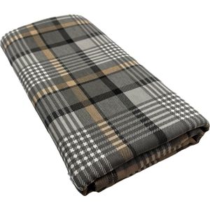 Tafelkleed Tartan Grijs Large - 140x220 - Katoen - Mood Company