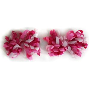 Jessidress Baretten Haarclip met dubbele linten - Roze
