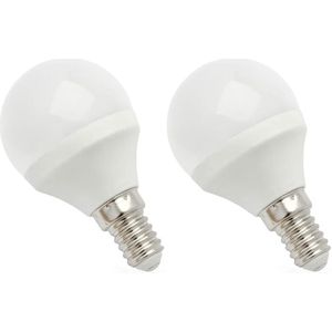 Spectrum - LED Kogellamp E14 - Neutraal Wit - 6W - 540 Lumen - 230V - 2 stuks