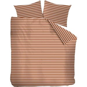 vtwonen Pyjamas dekbedovertrek - Tweepersoons - 200x200/220 - Steenrood