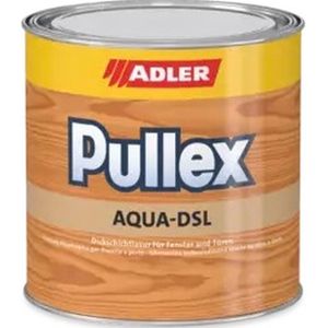 Adler Pullex Aqua-DSL Watergedragen diklaagse Milieuvriendelijke verf voor kozijnen en deuren transparant 2.5 liter