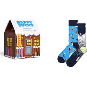 Happy Socks - 2-Pack Skiing Chalet Gift Set - Unisex - Sokken