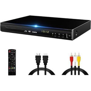 DVD Speler met HDMI - Haarscherpe Beeldkwaliteit - Geschikt voor Moderne TV’s - Compact en Gebruiksvriendelijk Design - Voor Films, Series en Muziek - Betrouwbare Entertainmentoplossing voor Thuis